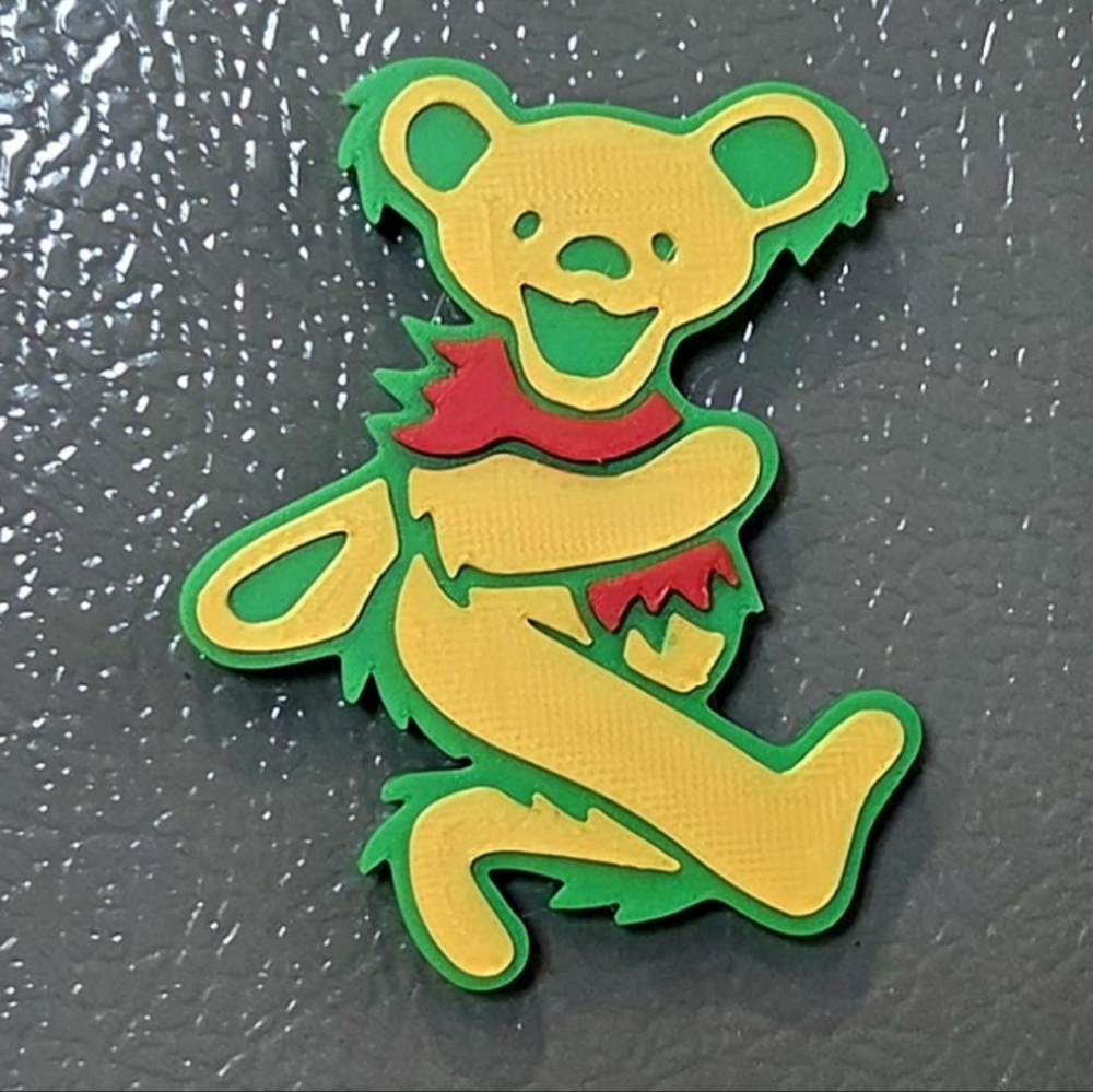 NEW Grateful Dead Dancing Bear Magnet